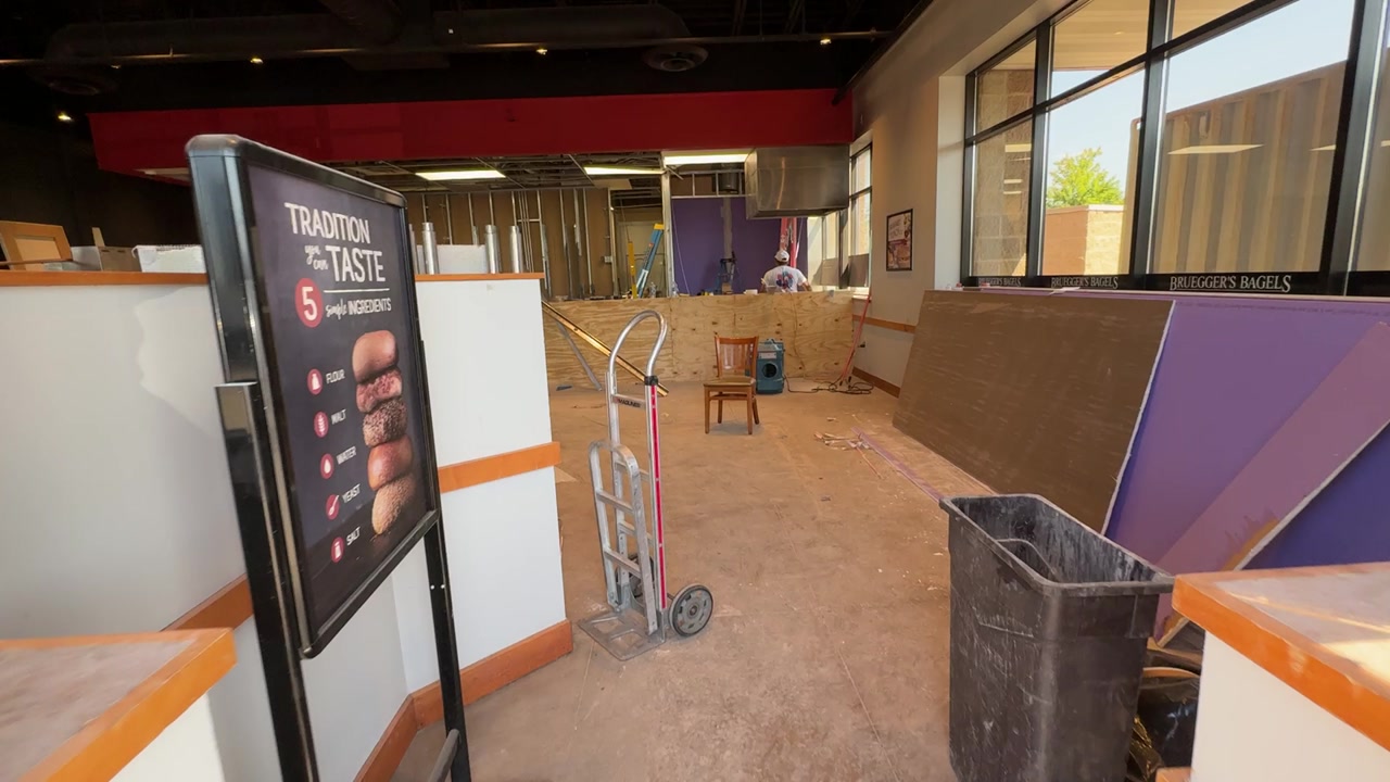 Brueggers Bagels tenant fitup general construction Twin Cities
