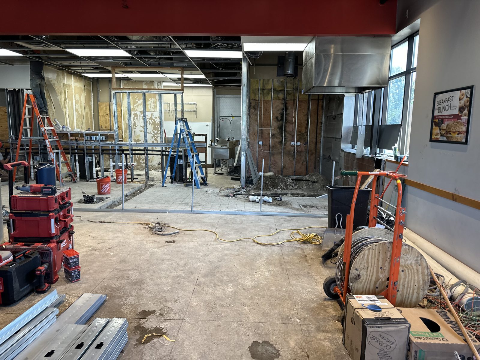 Bruegger's — Demolition & Framing