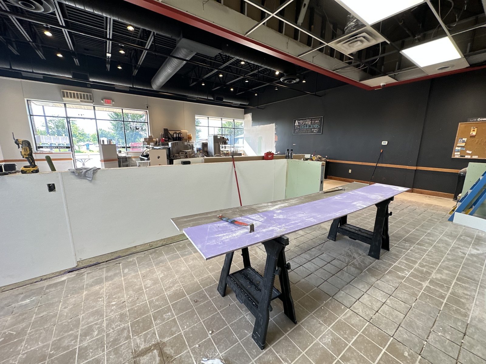 Bruegger's — Dining Area Buildout