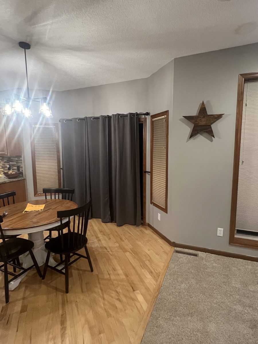 Interior Dining — Gray Walls