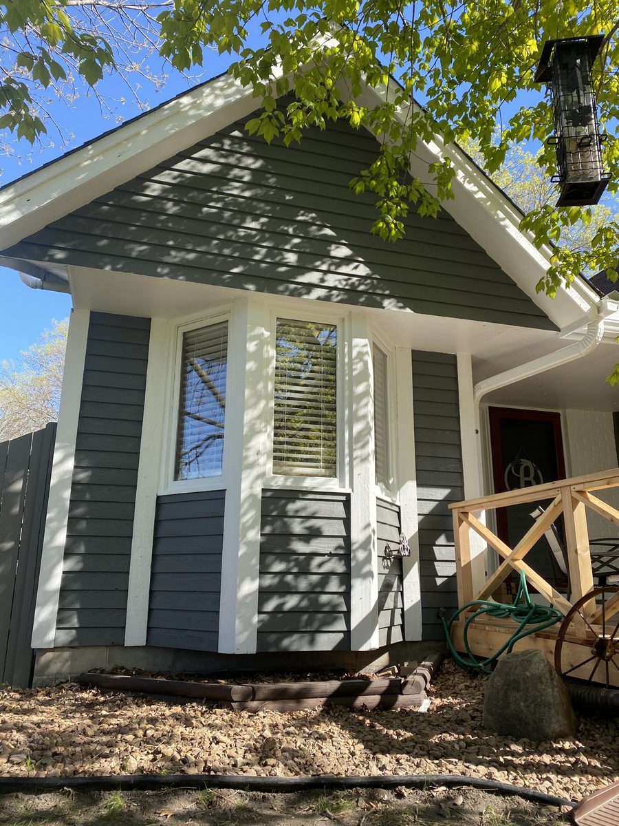 Gray Siding — Front