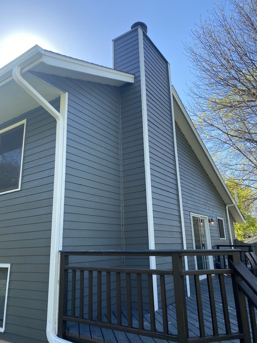 Gray Siding — Side View