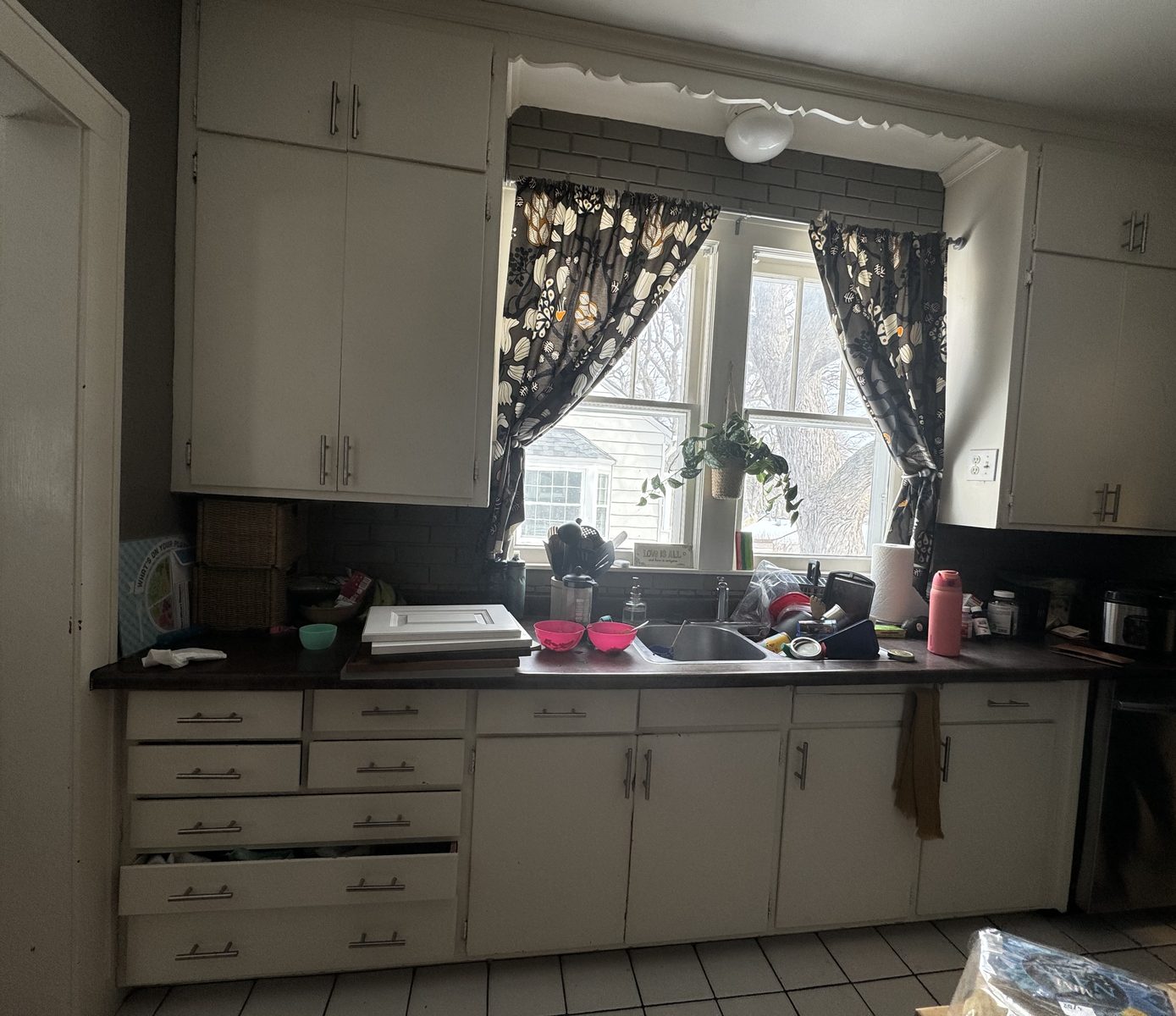 Before — White Flat-Panel