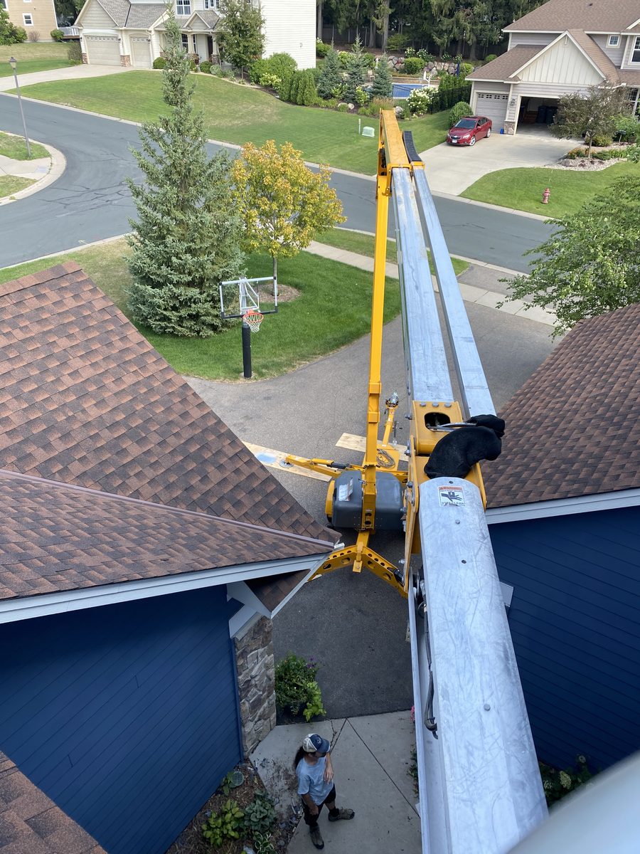 Boom Lift Exterior Work