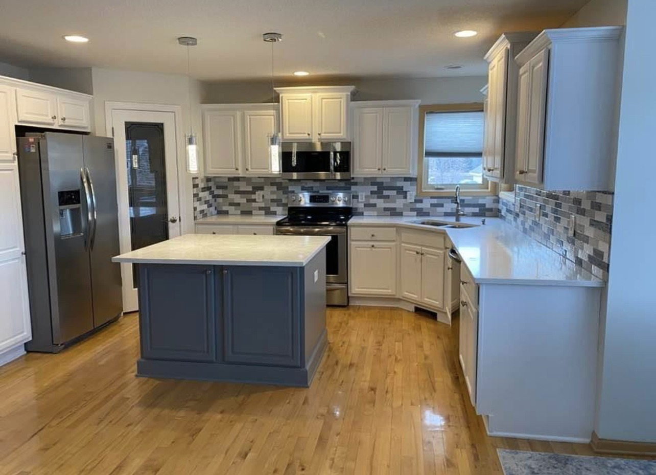 After — White & Blue Island